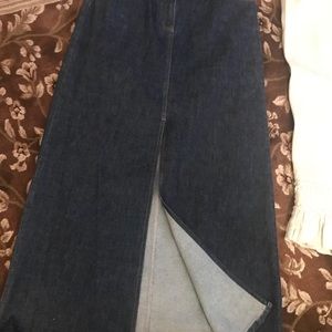 Gap denim maxi skirt.  Pre owned.  Size 12.